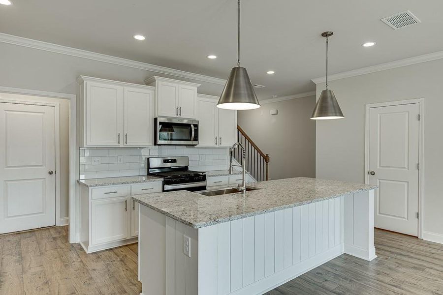 Furnished interior view inside a new home in , Sugar Hill (Image 5). Furnished interior view inside a new home in , Sugar Hill (Image 5).