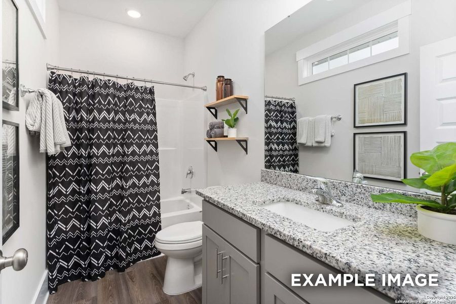Furnished interior view inside a new home in Hickory Ridge, Elmendorf (Image 46).