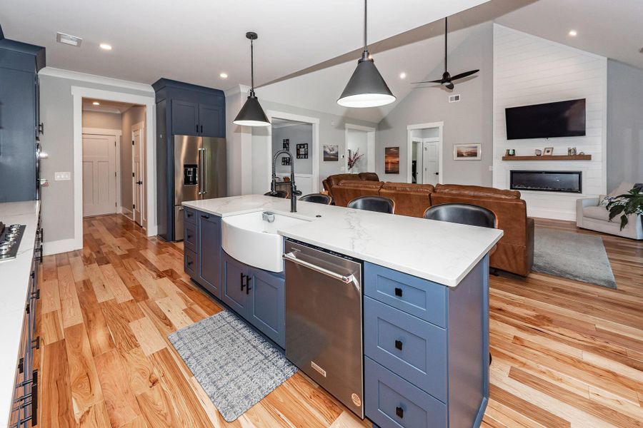 Furnished interior view inside a new home in , Charleston (Image 15).
