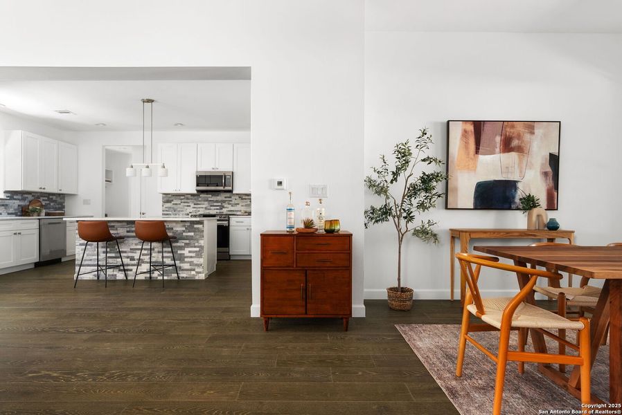 Furnished interior view inside a new home in , Canyon Lake (Image 11). Furnished interior view inside a new home in , Canyon Lake (Image 11).