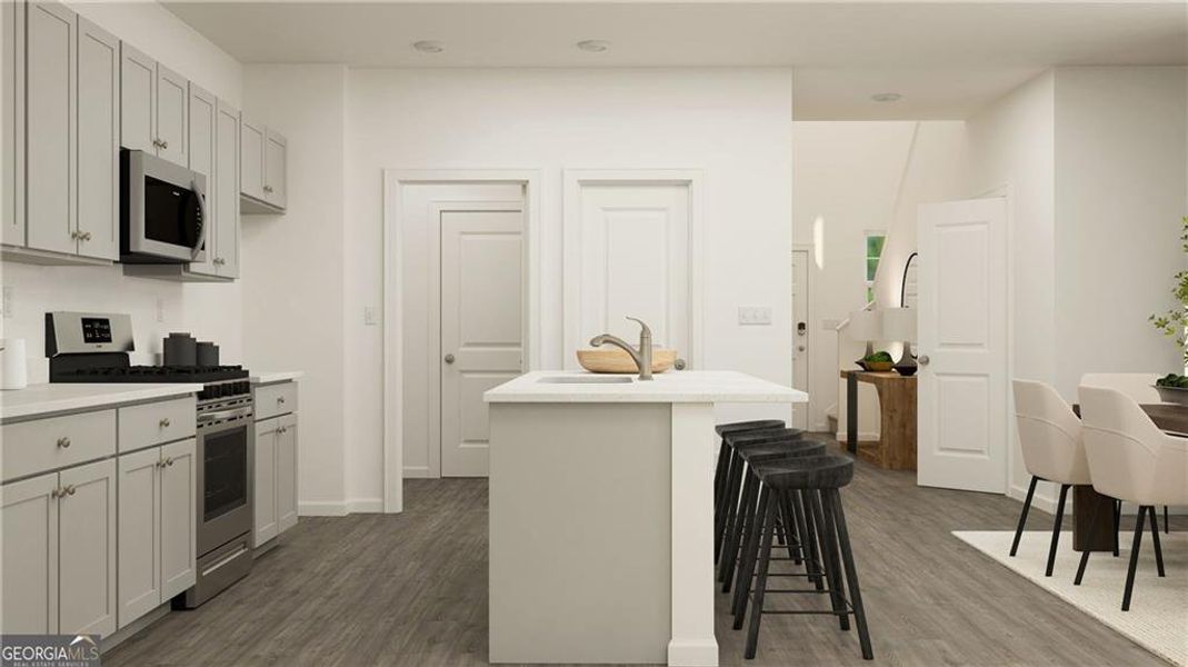 Furnished interior view inside a new home in Millers Pointe, Conyers (Image 15).