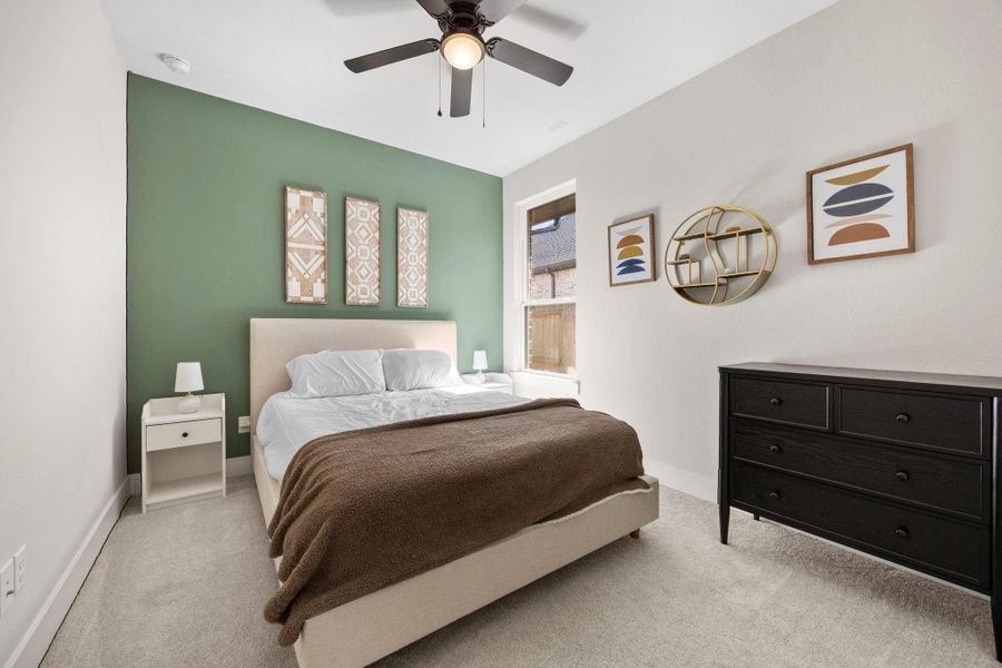 Furnished interior view inside a new home in , Fulshear (Image 21).