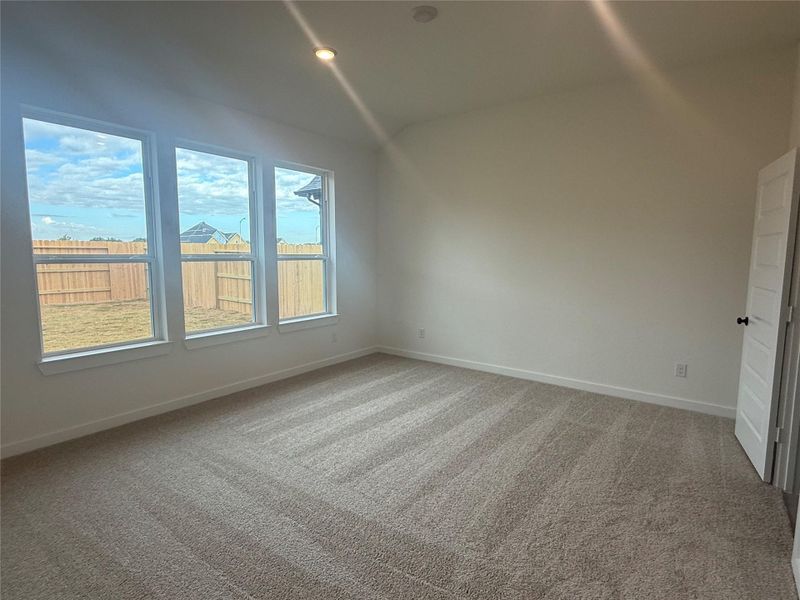 Huge main bedroom located in the rear of the home. Huge main bedroom located in the rear of the home.