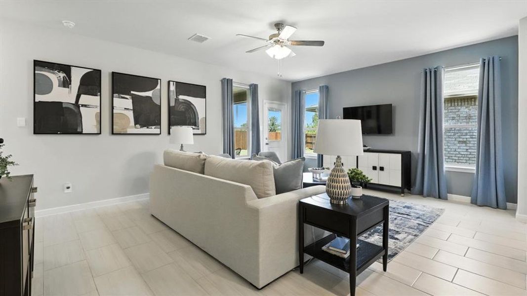 Furnished interior view inside a new home in The Canyons, Keene (Image 6). Furnished interior view inside a new home in The Canyons, Keene (Image 6).