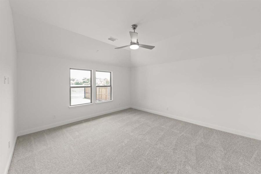 Representative unfurnished interior of a home built from the Fairview I by Pacesetter Homes in Meadow Run, Melissa (Image 33). Representative unfurnished interior of a home built from the Fairview I by Pacesetter Homes in Meadow Run, Melissa (Image 33).