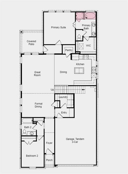 Structural options added include: Bath4, soaking sub in primary bath and covered outdoor living.