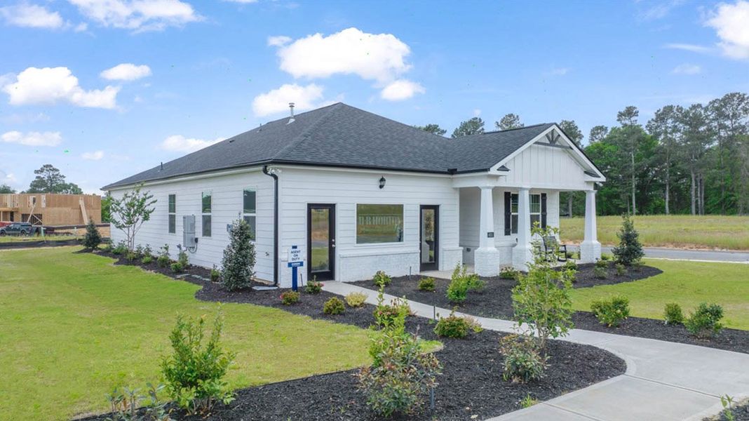 Representative exterior photo of a completed home built from the Plan by D.R. Horton in Wrenfield at Chanticleer, North Augusta, SC (Image 25). Representative exterior photo of a completed home built from the Plan by D.R. Horton in Wrenfield at Chanticleer, North Augusta, SC (Image 25).