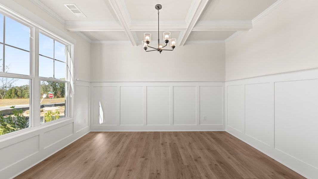 Representative unfurnished interior of a home built from the WINDSOR by D.R. Horton in Butner Estates, South Fulton (Image 28).