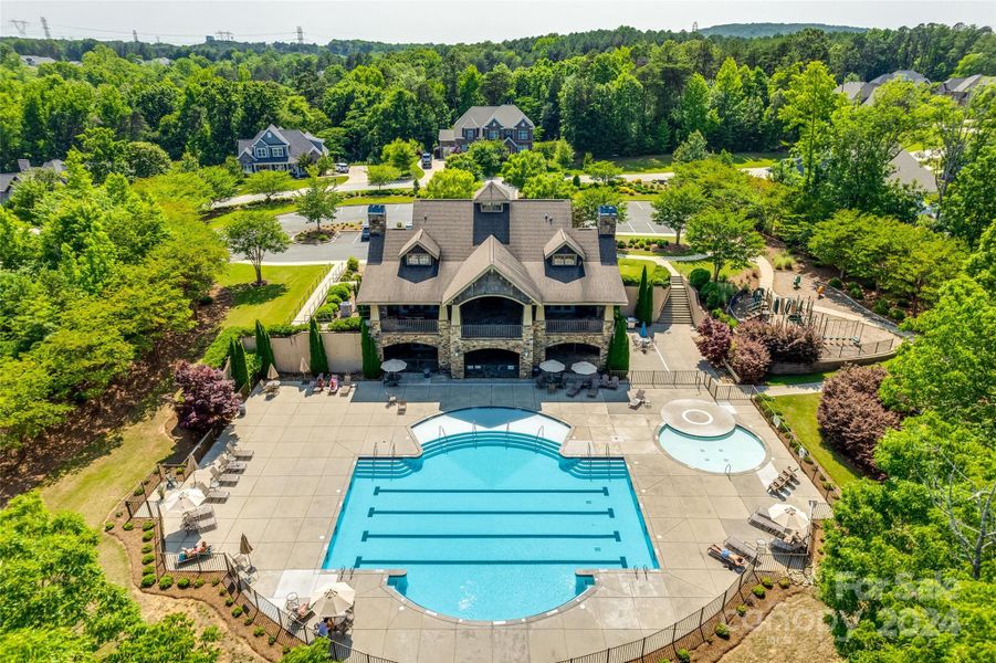 Clubhouse, pool and playground