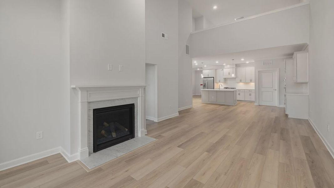 Spacious, unfurnished interior of a new home in The Courtyards at Oak Grove, Durham (Image 14).