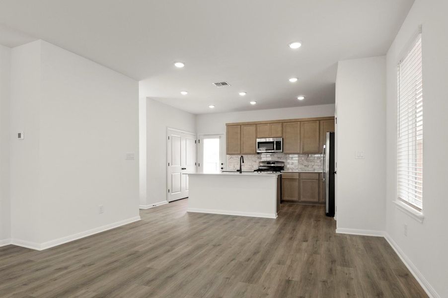 Furnished interior view inside a new home in Trace, San Marcos (Image 12).
