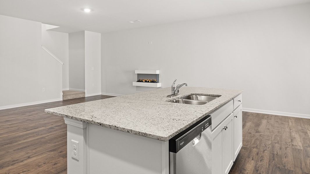 Furnished interior view inside a new home in Mountain Park, Dahlonega (Image 6). Furnished interior view inside a new home in Mountain Park, Dahlonega (Image 6).
