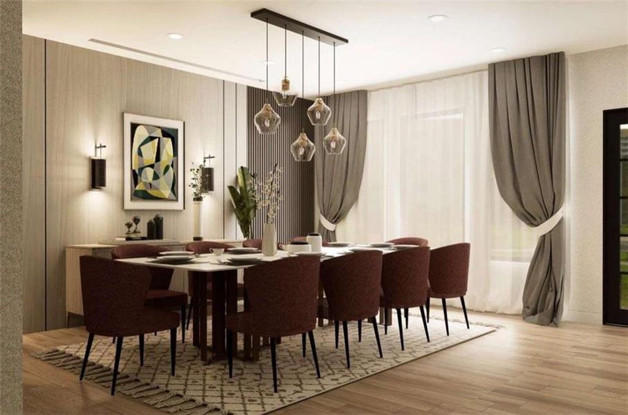 Furnished interior view inside a new home in , McDonough (Image 5).