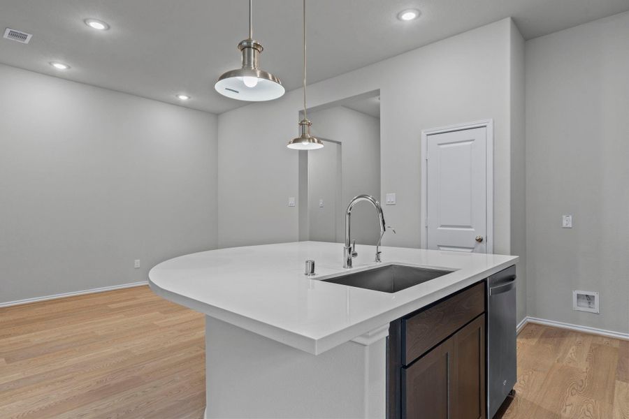 Close-up of interior finishes inside a home in , Spring (Image 14).