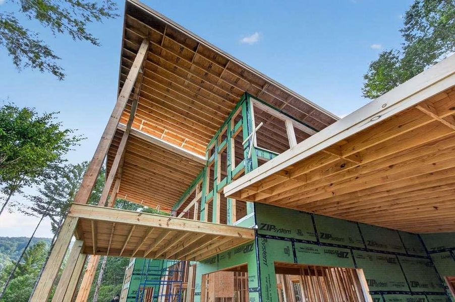 In-progress construction of a new home in , Cherry Log, GA (Image 21).