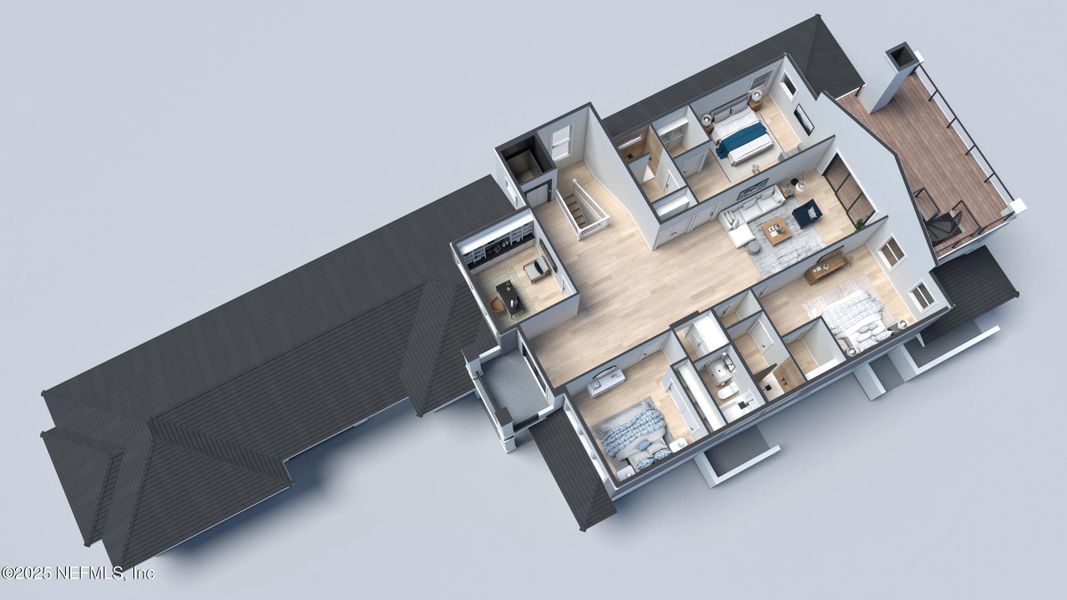 2D floor plan layout of this home in , St. Augustine, FL (Image 3). 2D floor plan layout of this home in , St. Augustine, FL (Image 3).