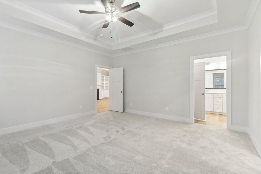 Representative unfurnished interior of a home built from the Ariel II by Great Southern Homes in Collins Cove, Chapin (Image 51).