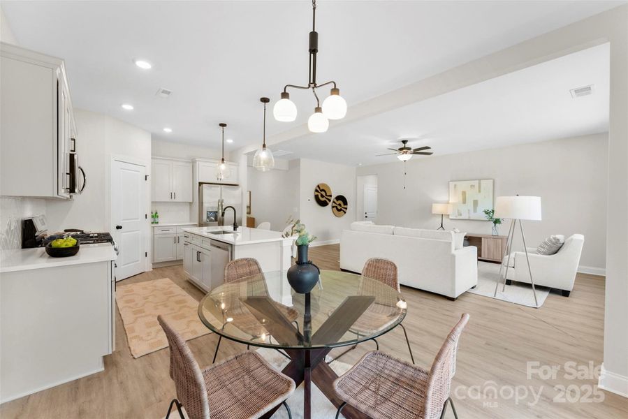 Furnished interior view inside a new home in , Charlotte (Image 5).
