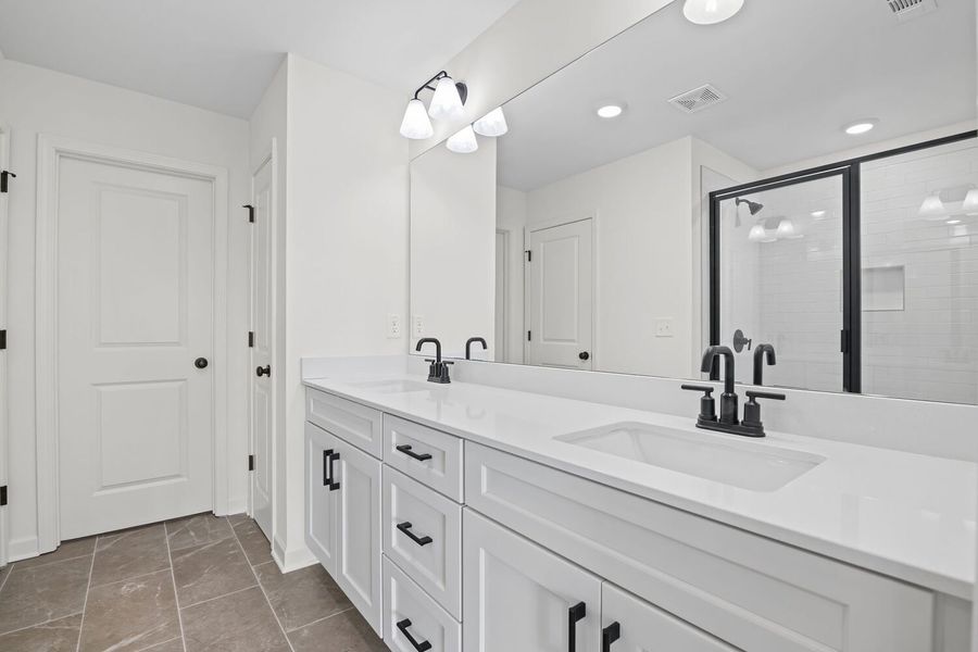 Furnished interior view inside a new home in The Village at River Green, Canton (Image 4).