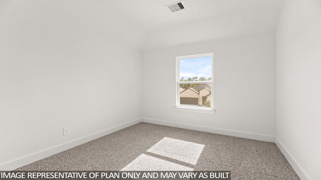 Representative unfurnished interior of a home built from the Tourmaline by D.R. Horton in Mill Creek Estates, Magnolia (Image 23).