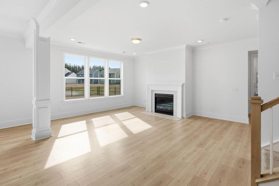 Spacious, unfurnished interior of a new home in , Ravenel (Image 24).