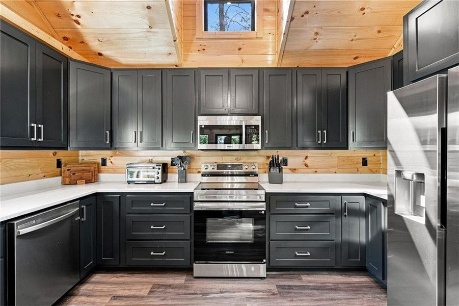Furnished interior view inside a new home in , Ellijay (Image 9).