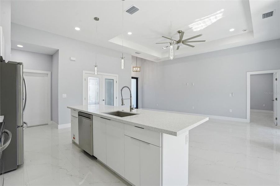 Furnished interior view inside a new home in , Lehigh Acres (Image 6). Furnished interior view inside a new home in , Lehigh Acres (Image 6).
