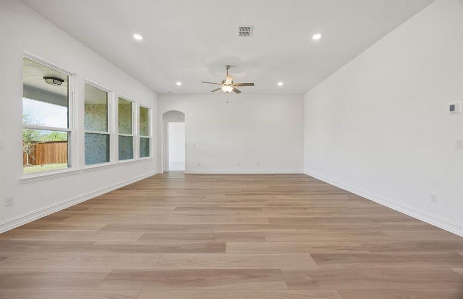 Gathering room with natural light