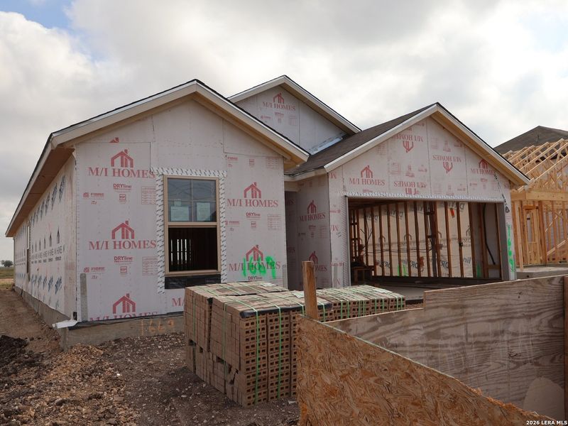 In-progress construction of a new home in Meadows at Clear Springs, New Braunfels, TX (Image 29).