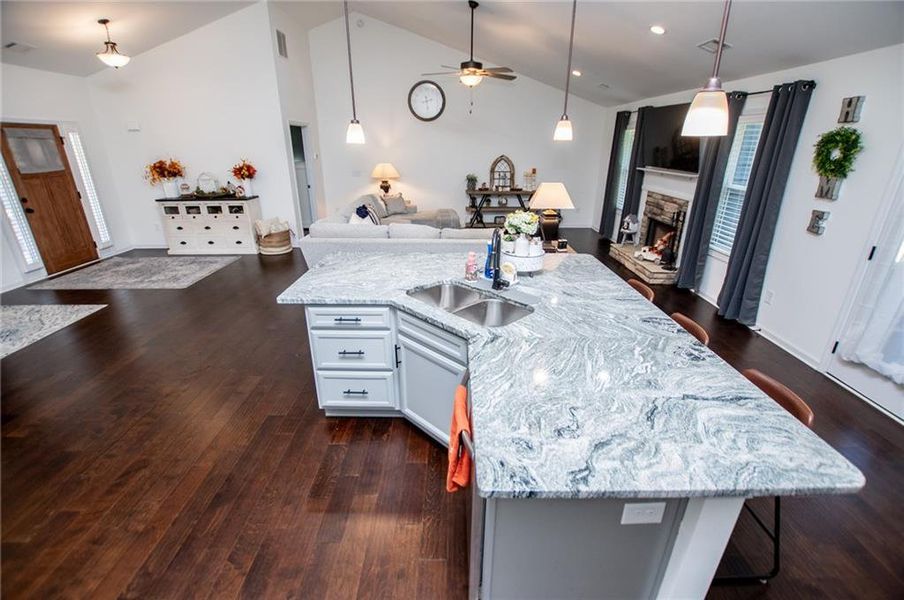 Furnished interior view inside a new home in , Villa Rica (Image 51). Furnished interior view inside a new home in , Villa Rica (Image 51).