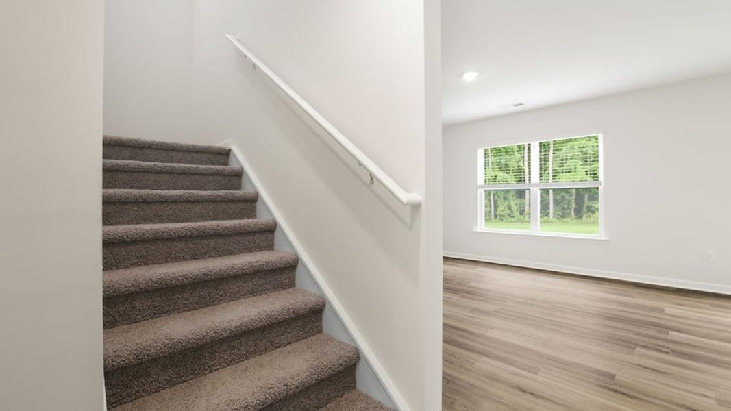 Spacious, unfurnished interior of a new home in Bentley Park, Greenwood (Image 26). Spacious, unfurnished interior of a new home in Bentley Park, Greenwood (Image 26).