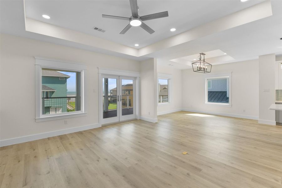As you can see looking towards the dining space, your eye is drawn to the coastal landscape. As you can see looking towards the dining space, your eye is drawn to the coastal landscape.