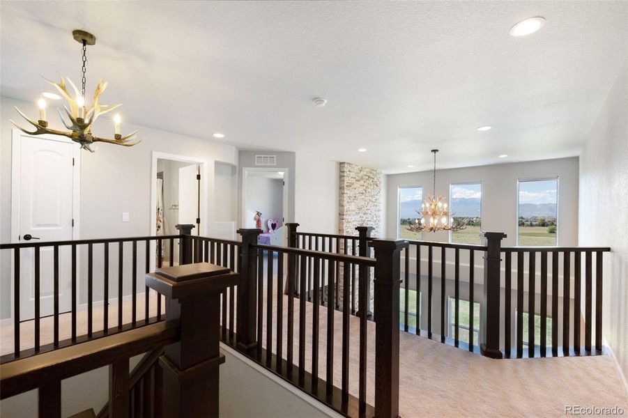 Furnished interior view inside a new home in , Colorado Springs (Image 28).