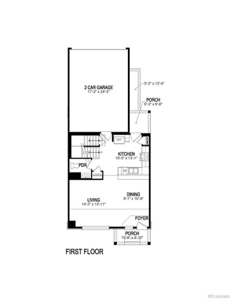 2D floor plan layout of this home in Sky Ranch, Watkins, CO (Image 1). 2D floor plan layout of this home in Sky Ranch, Watkins, CO (Image 1).