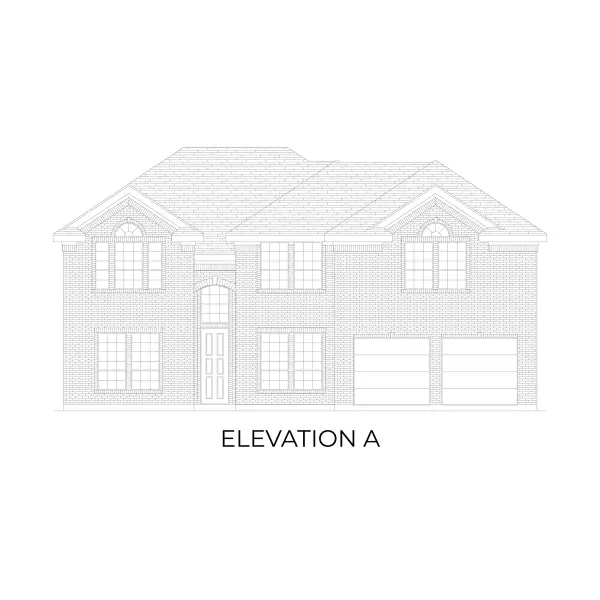 Representative rendering of the exterior for the Coventry 2F by First Texas Homes (Image 3).