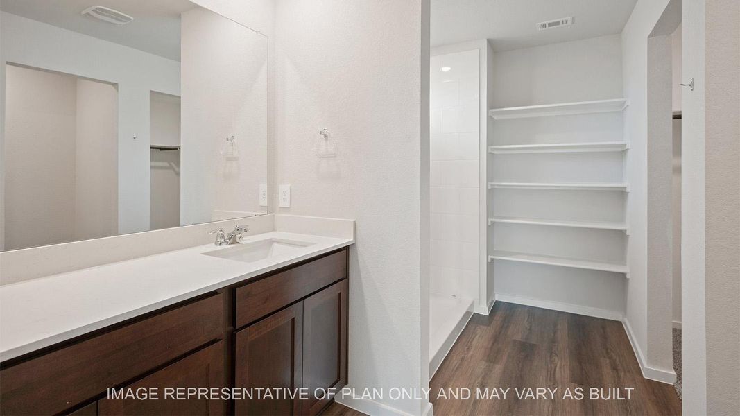 Furnished interior view inside a new home in Midtown Reserve, College Station (Image 8).