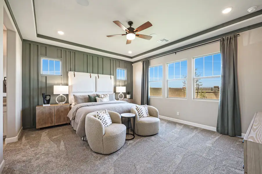 Representative furnished interior of a home built from the Kelly by Mattamy Homes in Empire Pointe, Queen Creek (Image 29).