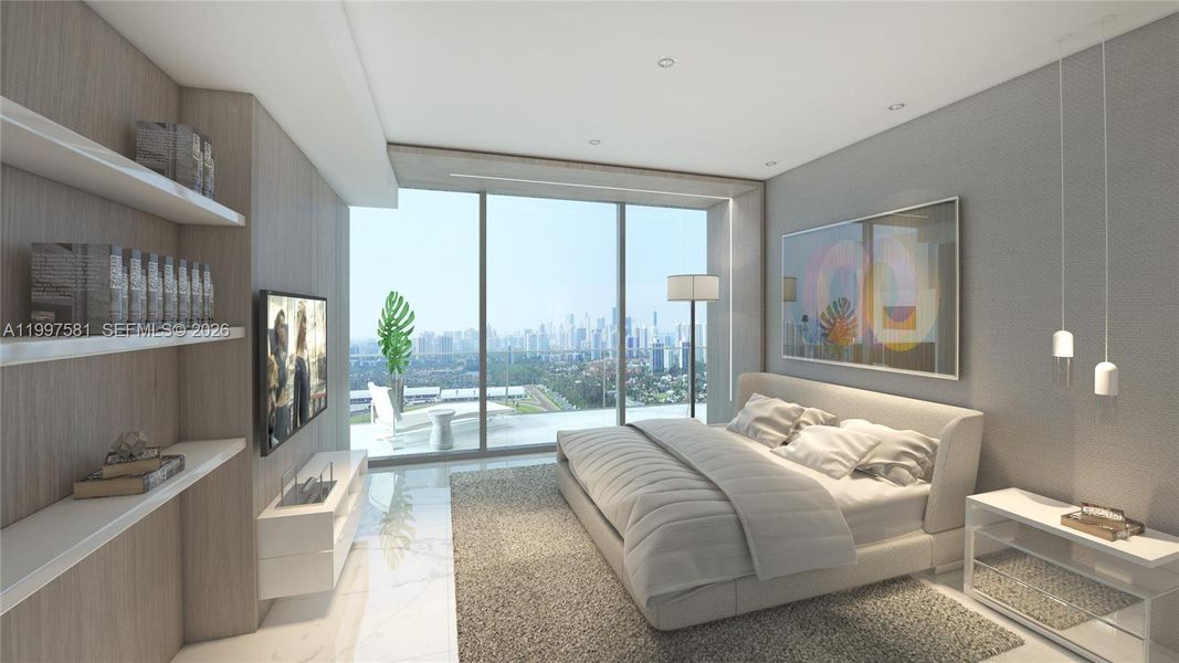 Furnished interior view inside a new home in , Hallandale Beach (Image 6).
