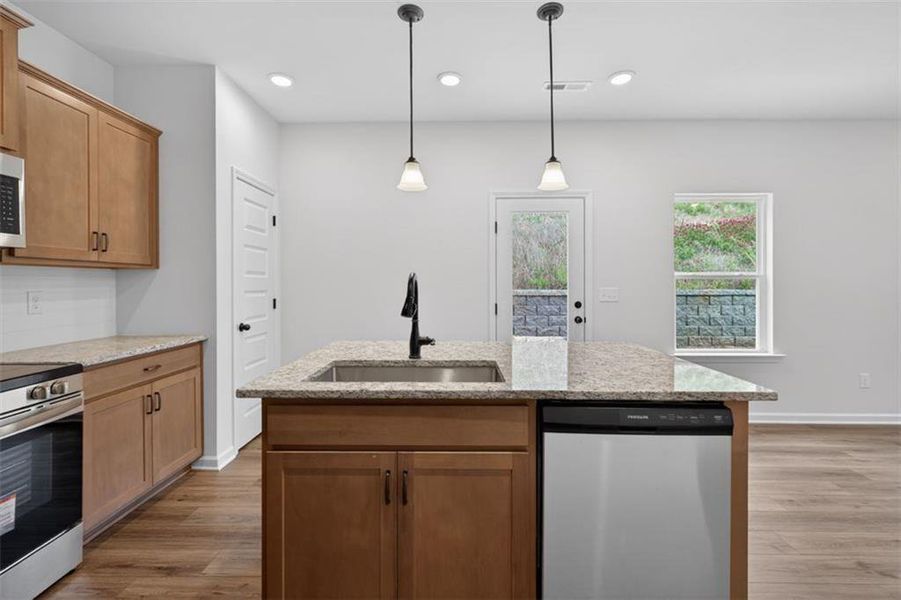 Furnished interior view inside a new home in Varnell Preserve, Dalton (Image 6).