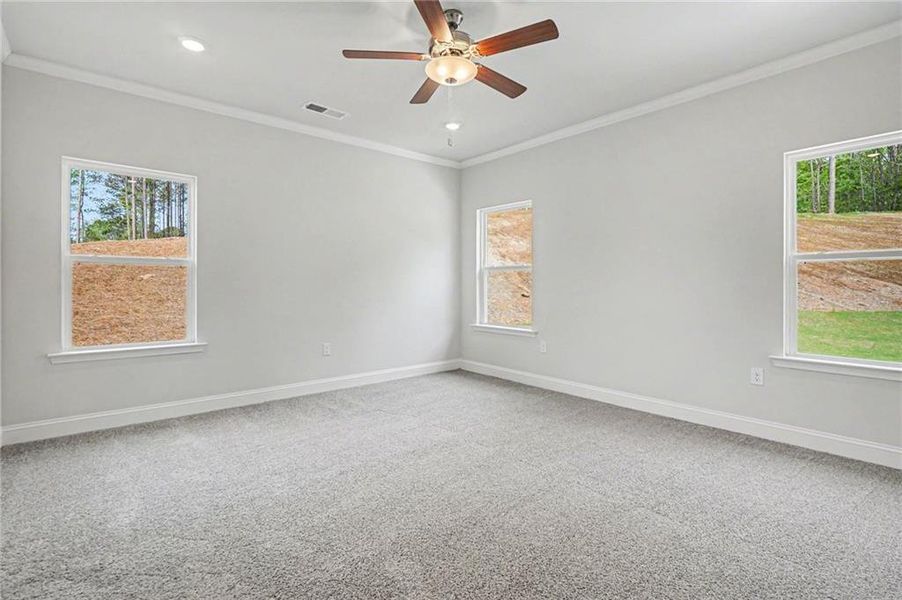 Spacious, unfurnished interior of a new home in Eagle Heights, Maysville (Image 22). Spacious, unfurnished interior of a new home in Eagle Heights, Maysville (Image 22).