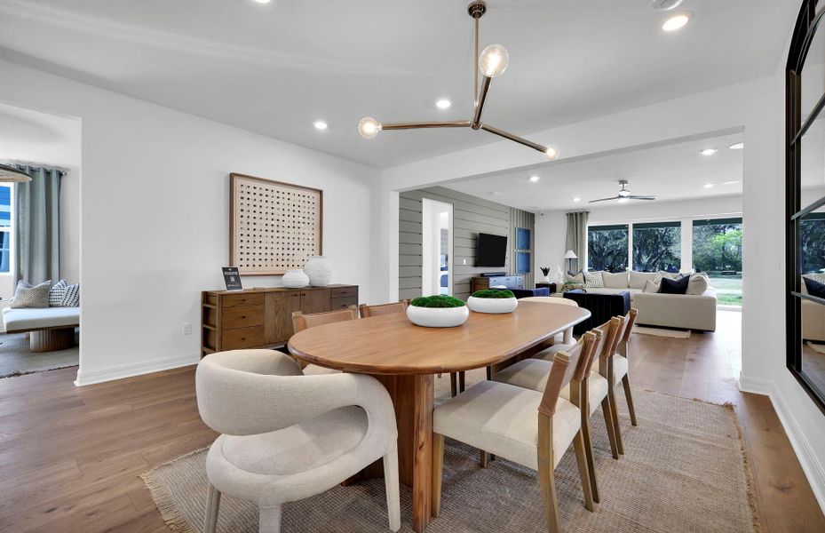 Furnished interior view inside a new home in Wingate Landing, Jacksonville (Image 10).