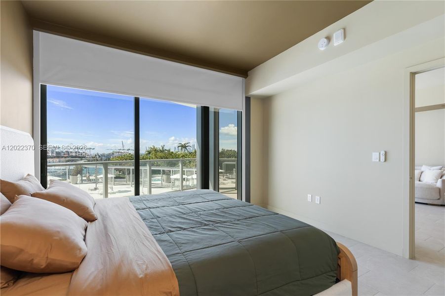 Furnished interior view inside a new home in Five Park, Miami Beach (Image 18).