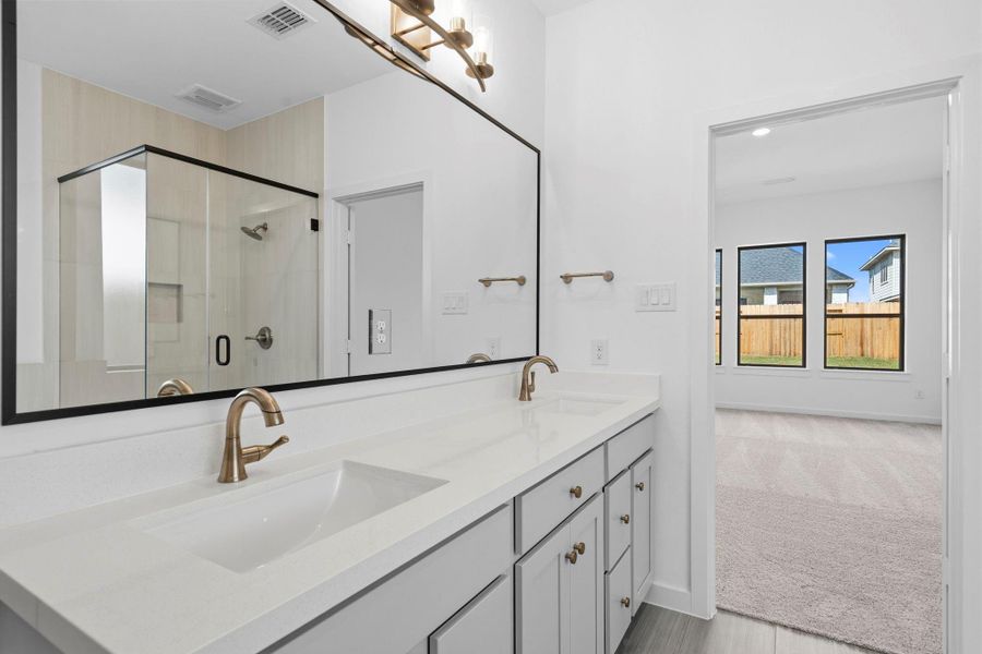 Furnished interior view inside a new home in Sienna 45', 50', Missouri City (Image 7).