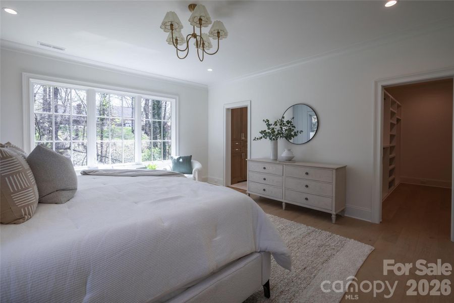 Furnished interior view inside a new home in , Charlotte (Image 35).