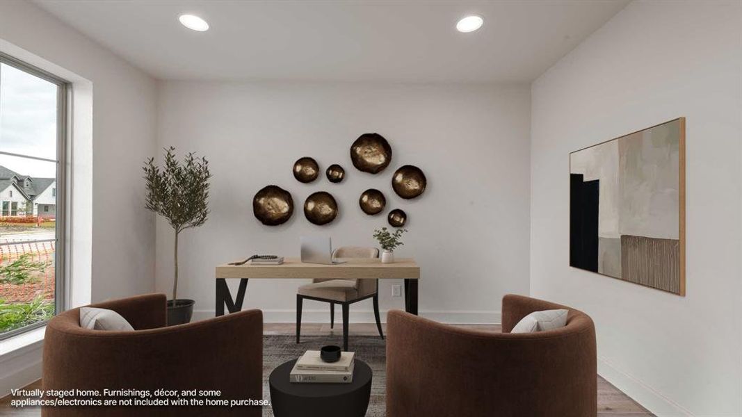 Furnished interior view inside a new home in Meraki, Forney (Image 15).