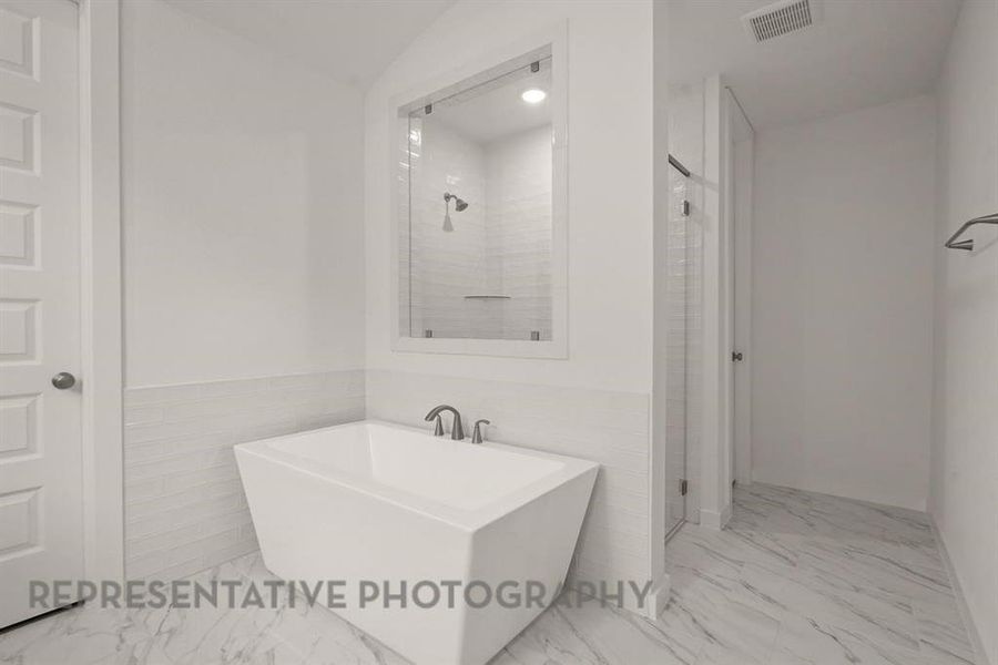 Furnished interior view inside a new home in Mosaic: 60ft. lots, Celina (Image 5).