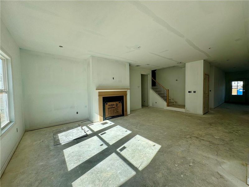 In-progress construction of a new home in Eastlyn Crossing - Single Family, Flowery Branch, GA (Image 12).