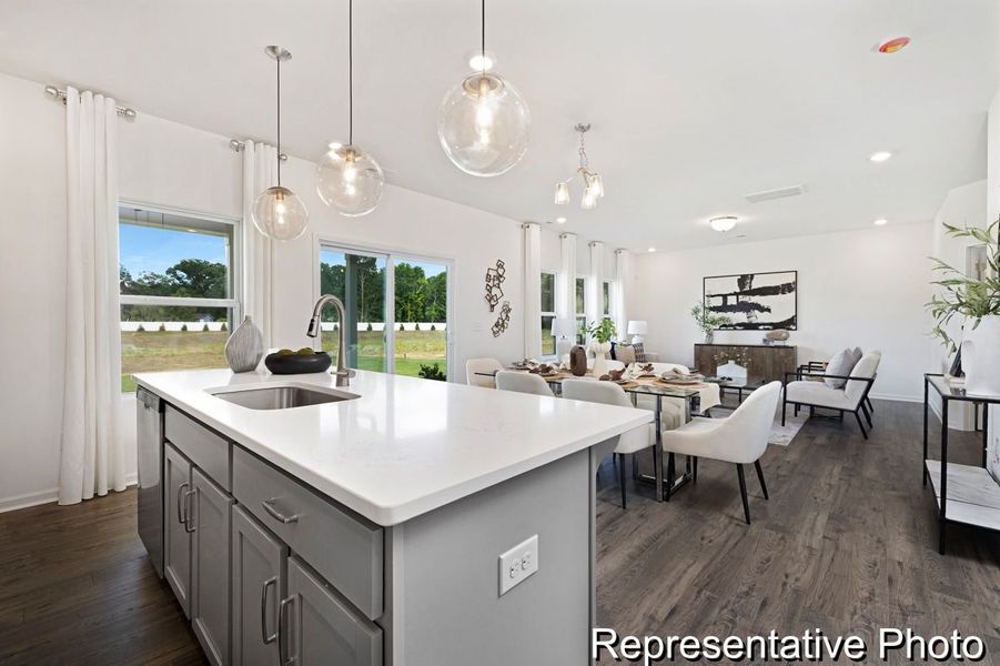 Furnished interior view inside a new home in Edgewater - Cottage Greens, Lancaster (Image 4).