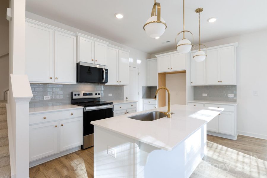 Furnished interior view inside a new home in , Charlotte (Image 11).
