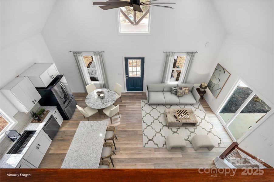 Furnished interior view inside a new home in , Shelby (Image 11).